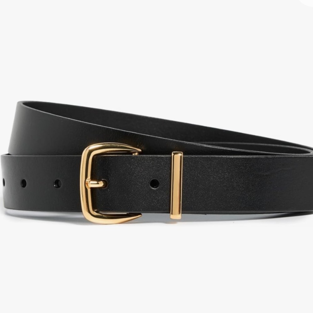 Black Madewell Essentials Belt - Women’s Large